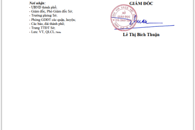 THÔNG BÁO ĐIỂM CHUẨN TUYỂN SINH LỚP 10 TRUNG HỌC PHỔ THÔNG NĂM HỌC 2025–2026